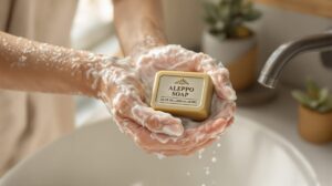 les bienfaits du savon d'alep sur la peau