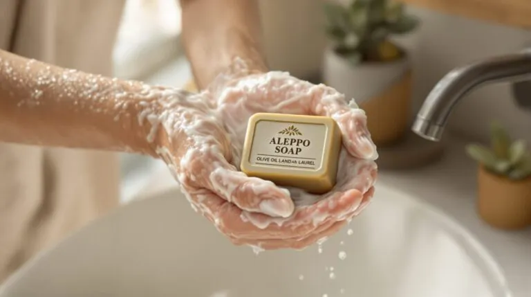 les bienfaits du savon d'alep sur la peau