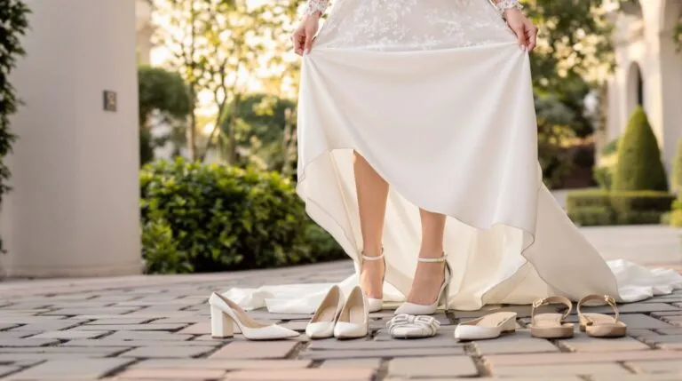 quelle chaussure avec robe longue mariage