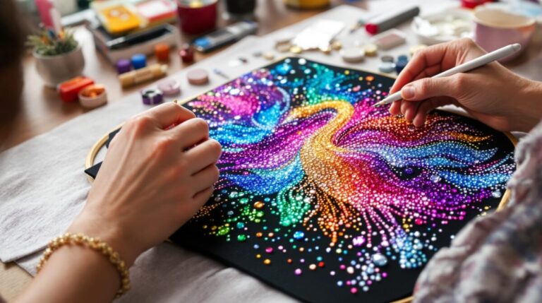 broderie diamant