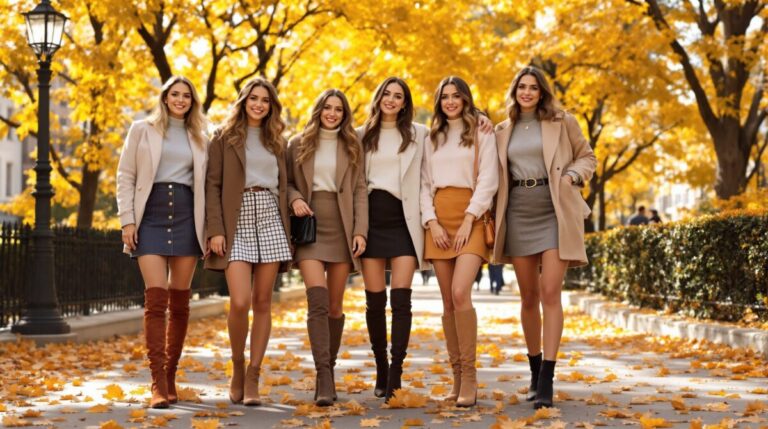 bottes avec jupe courte