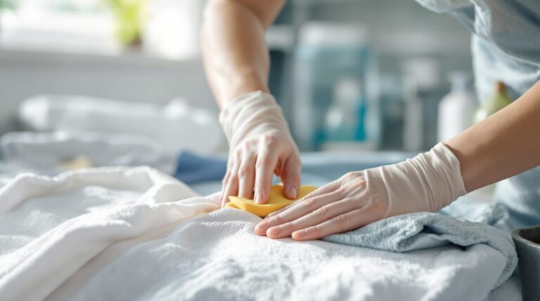 enlever une tache d eau de javel