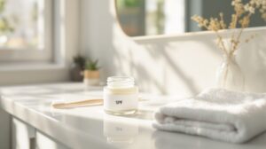 Choisir une crème anti-âge avec SPF intégré : le geste 2-en-1 pour simplifier sa routine matinale.