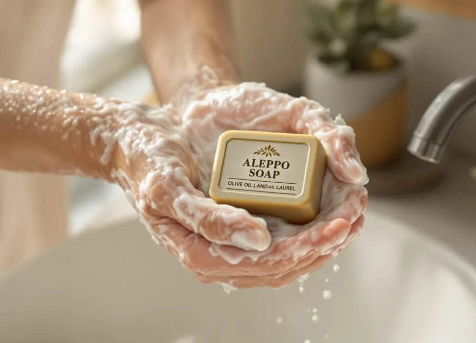 les bienfaits du savon d'alep sur la peau