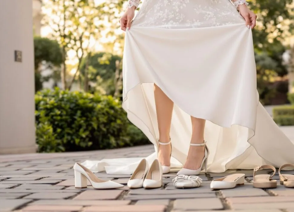 quelle chaussure avec robe longue mariage