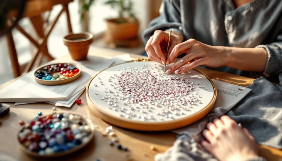 broderie diamant