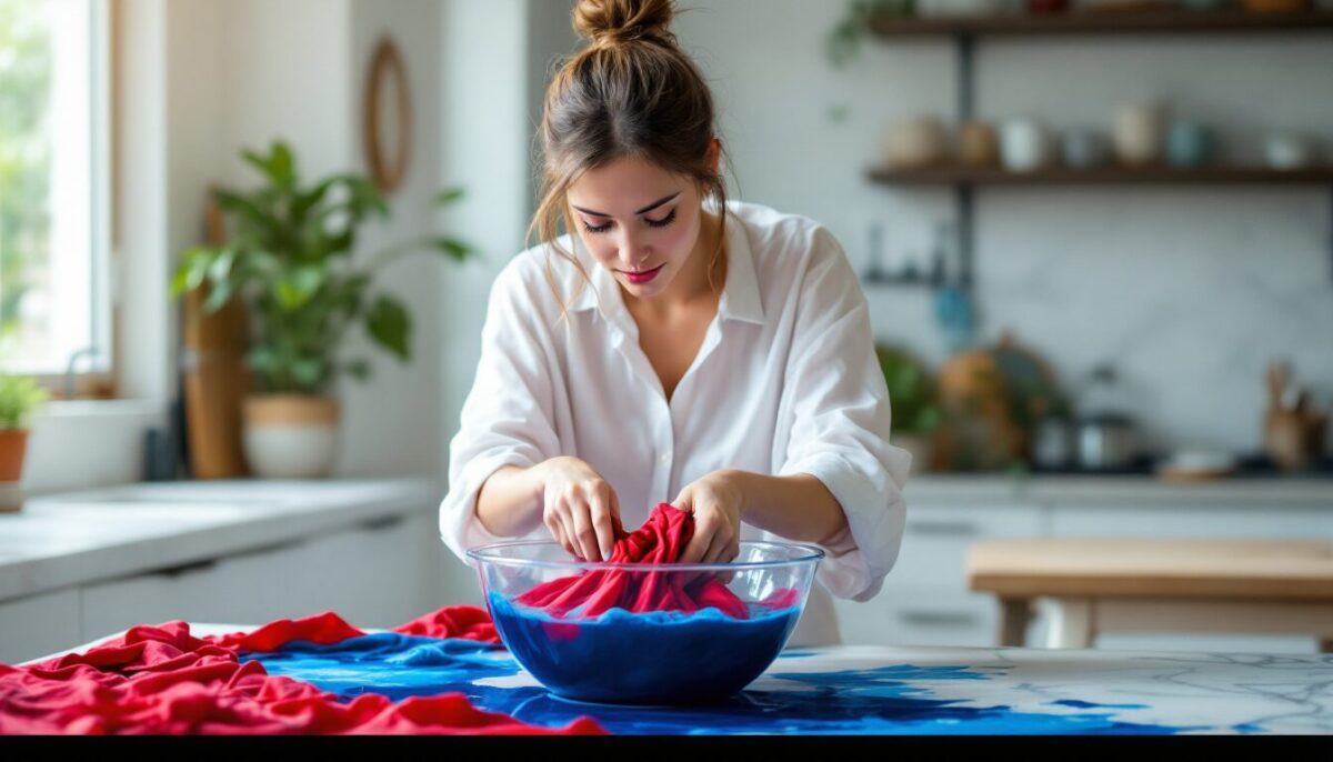 colorer un tissu
