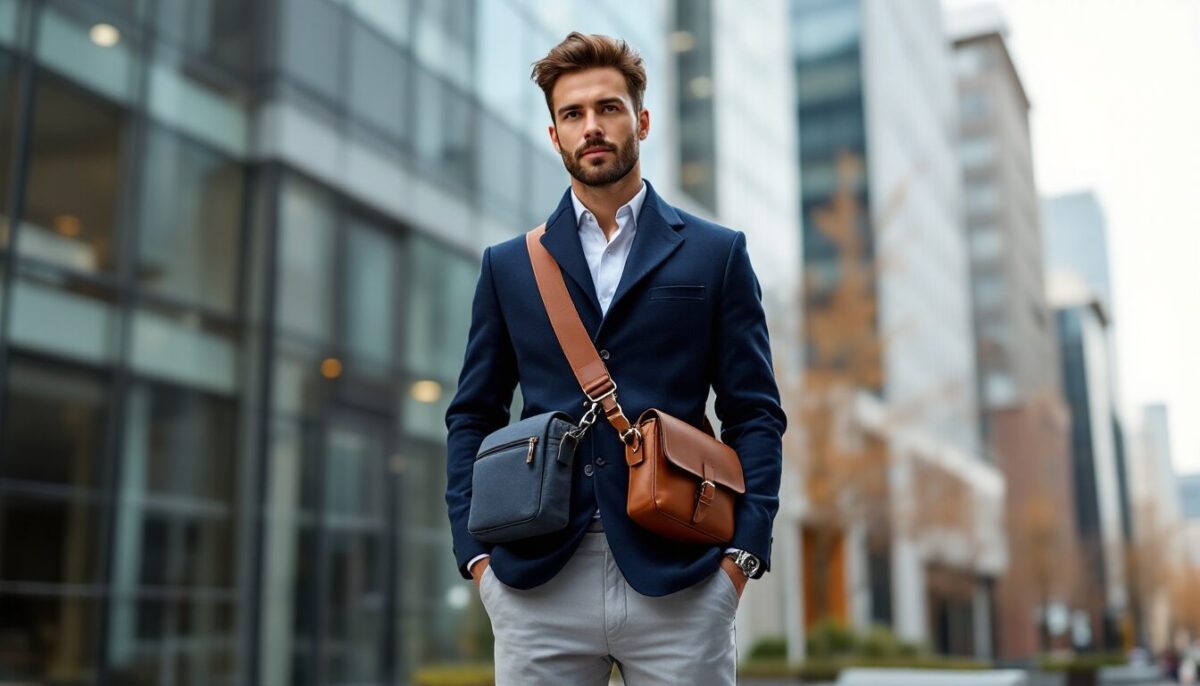 sac bandoulière homme