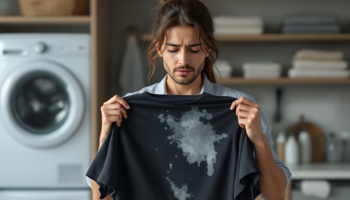 taches eau de javel sur vetement