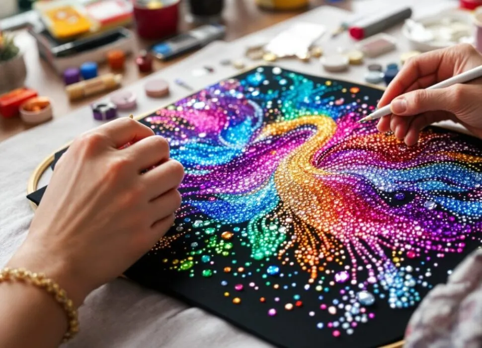 broderie diamant