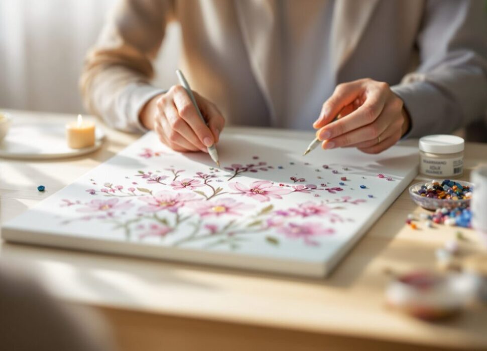 broderie diamant