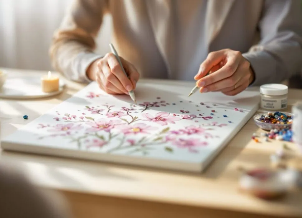 broderie diamant