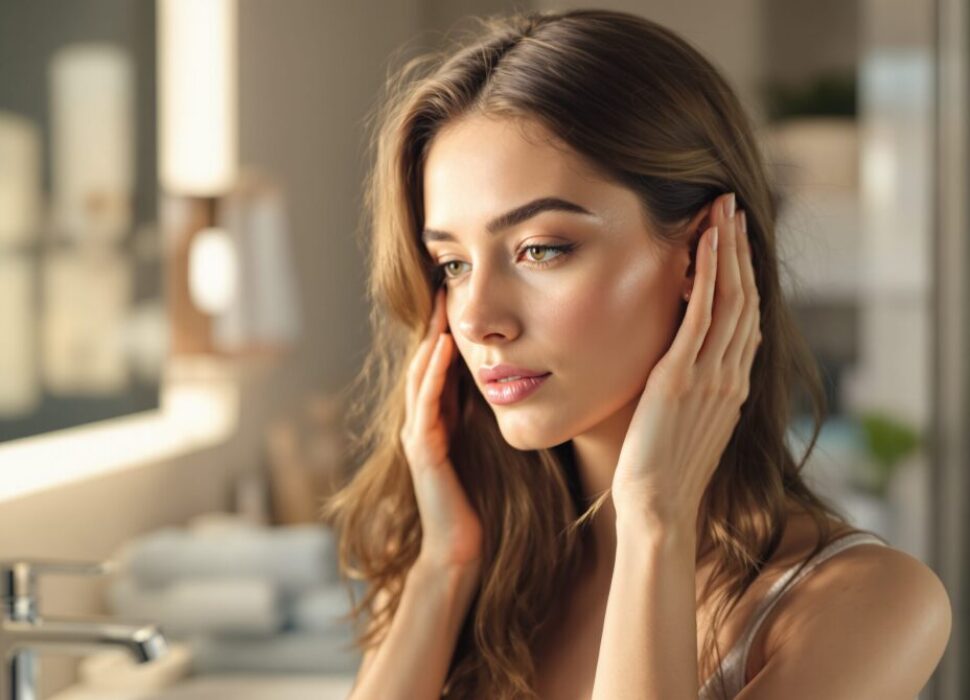 cheveux poisseux derrière la tête