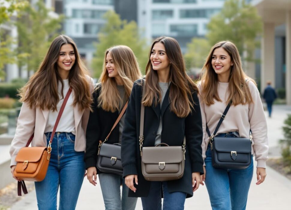 sac bandoulière étudiante