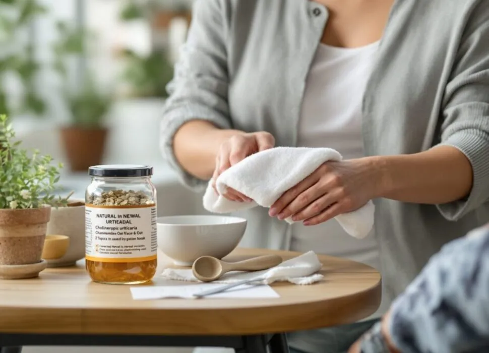 urticaire cholinergique traitement naturel