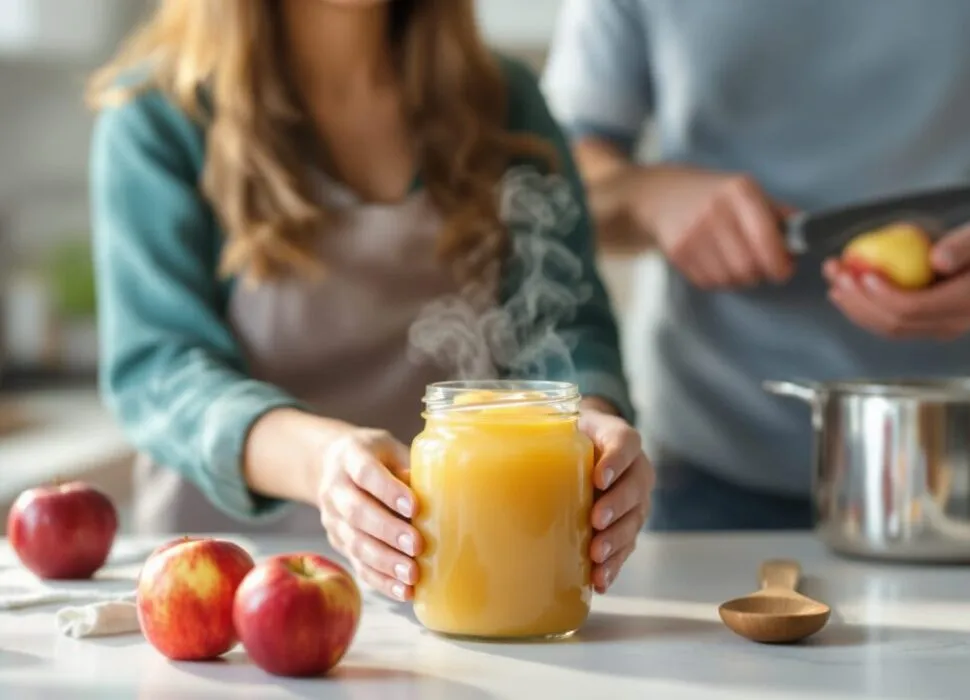 conserve de compote de pommes sans stérilisation