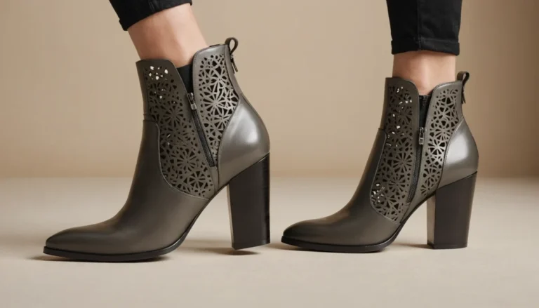 bottines ajourées