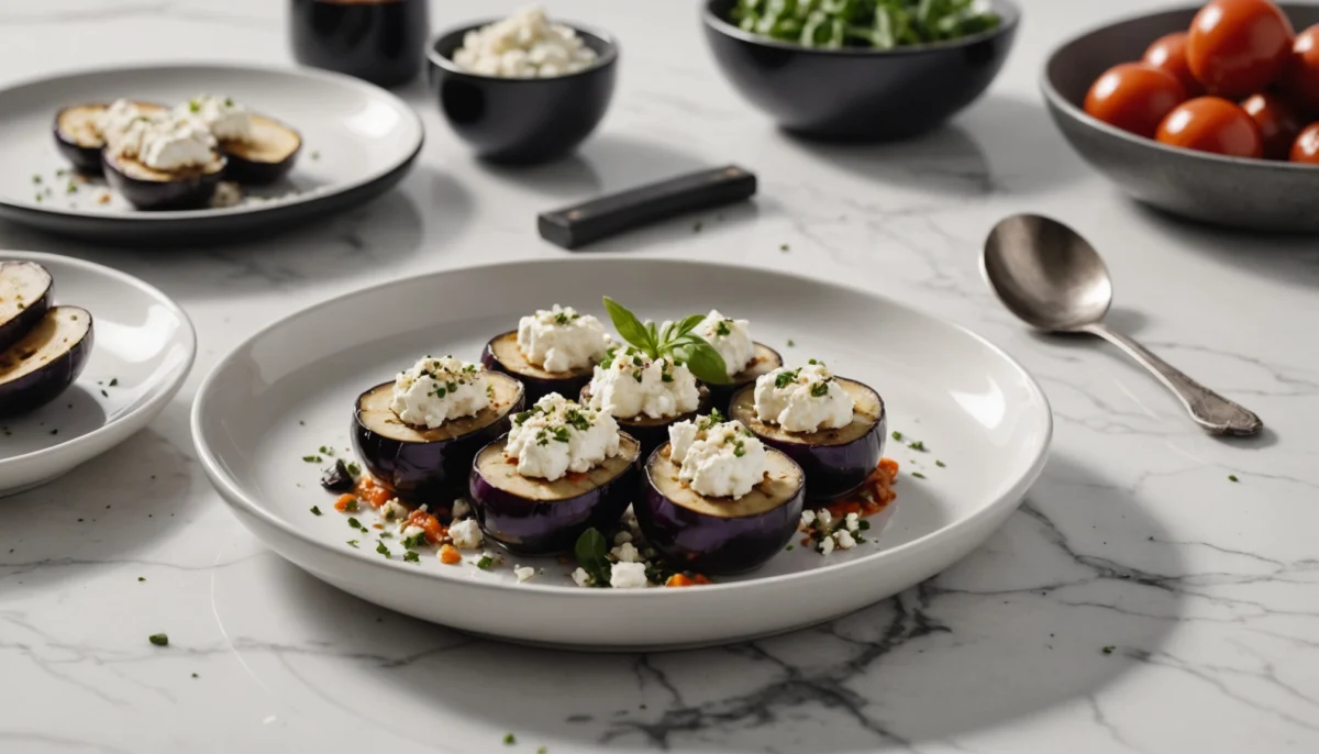 aubergine au four feta