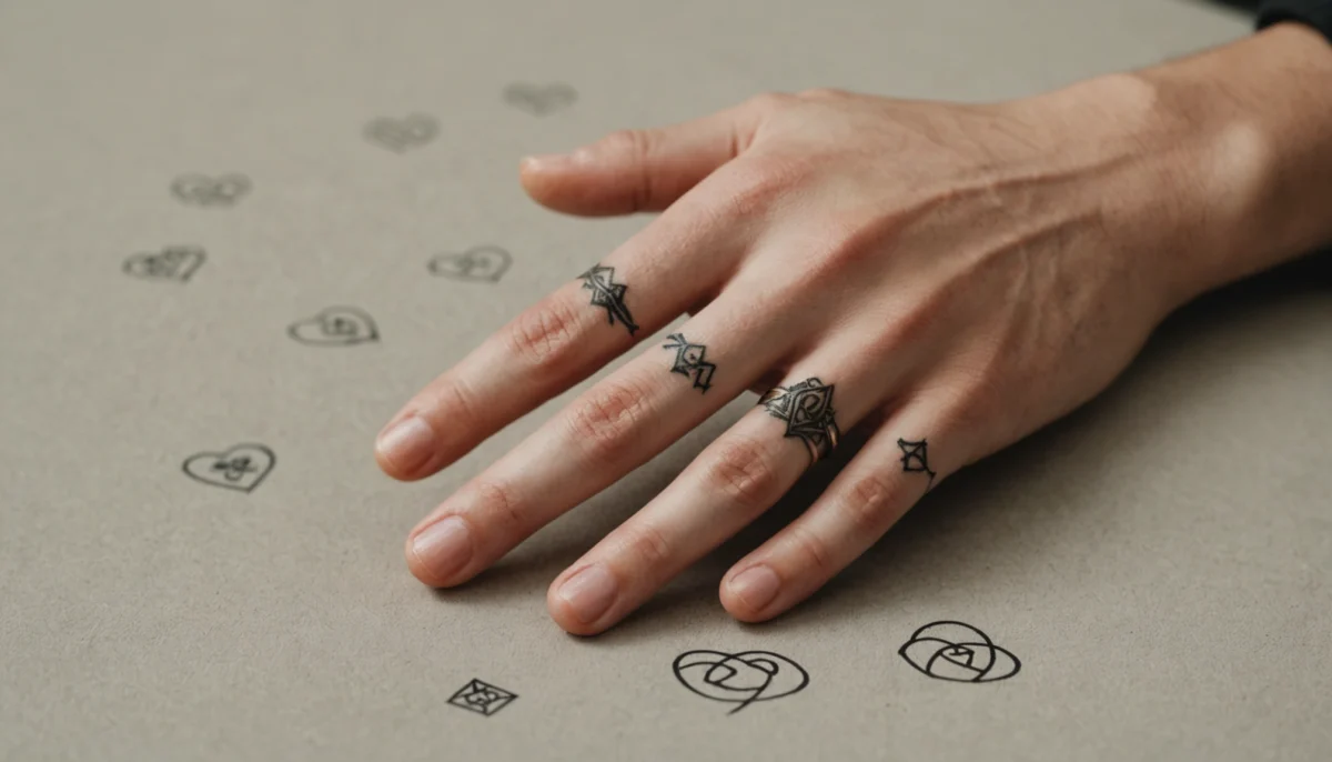 tatouage sur le doigt