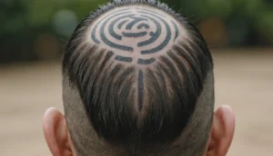 tatouage cheveux ratée