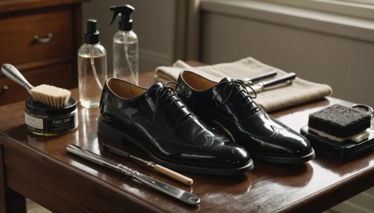 réparer chaussures vernies craquelées