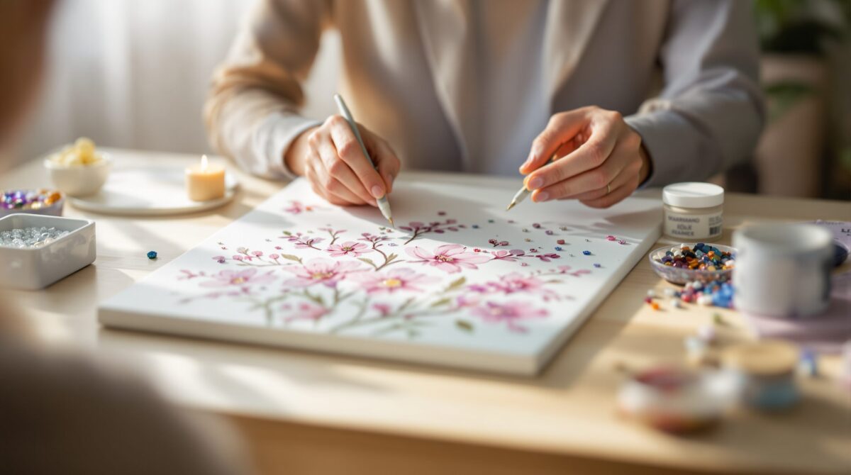 broderie diamant