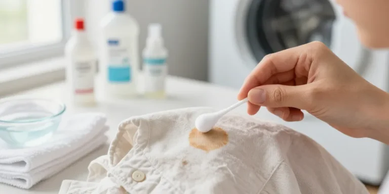 tache de vernis vetement