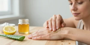 enlever les taches sur les mains naturellement