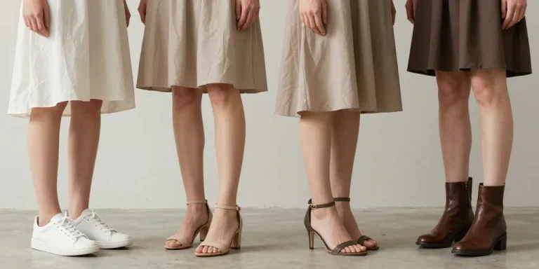 quelle chaussure avec robe mi longue