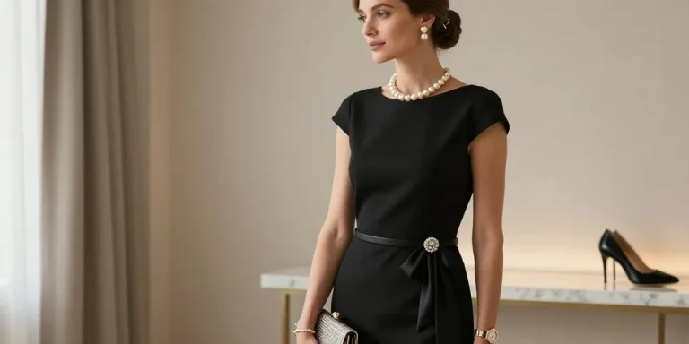 accessoire robe noire