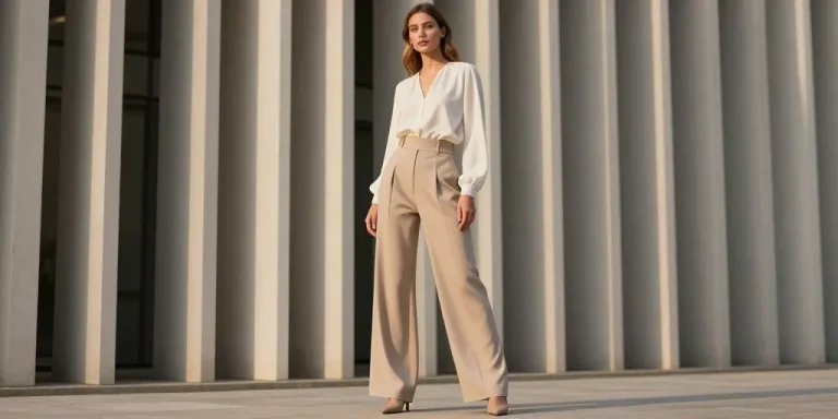 comment porter pantalon fluide