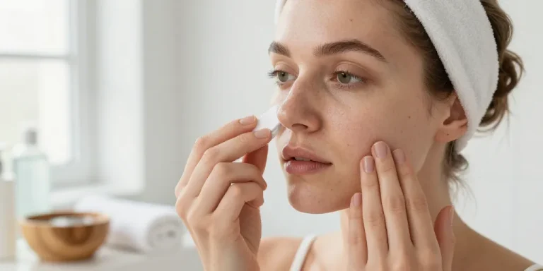 nettoyage de peau maison points noirs
