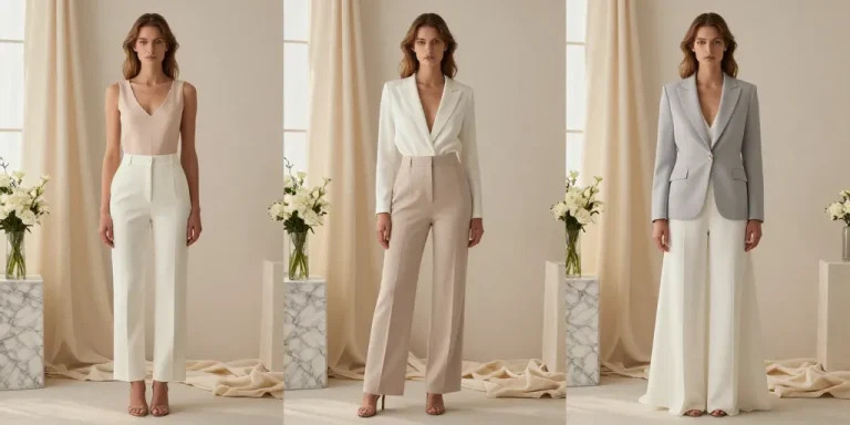 pantalon chic mariage