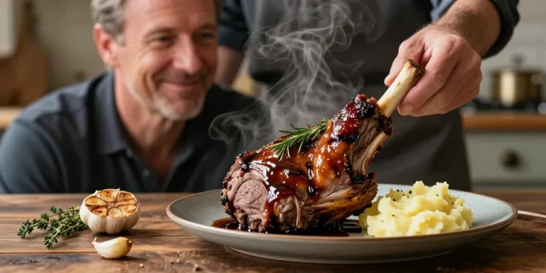 souris d'agneau au four