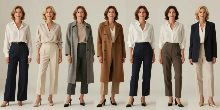 garde-robe idéale idéale look moderne femme 60 ans 2026