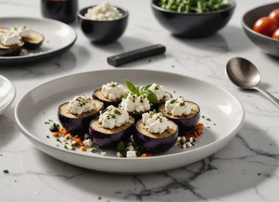 aubergine au four feta