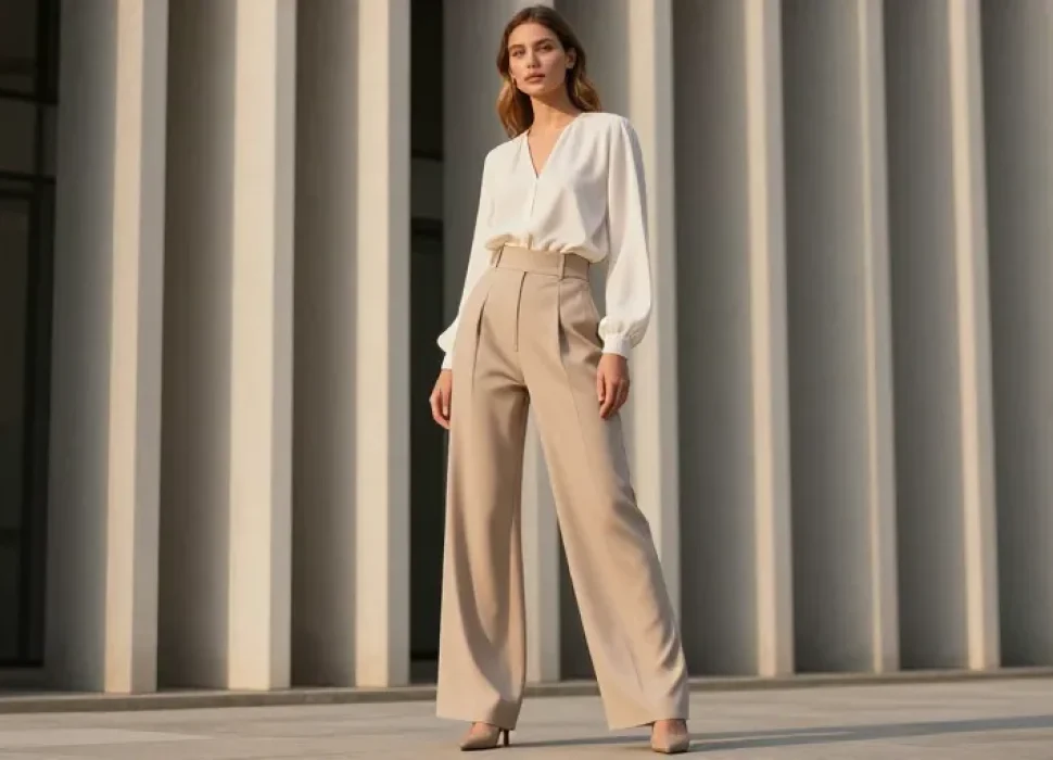 comment porter pantalon fluide