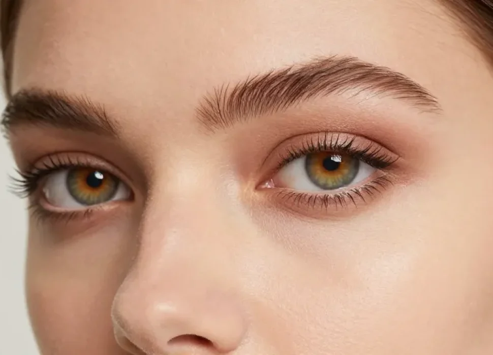 couleur de yeux noisette