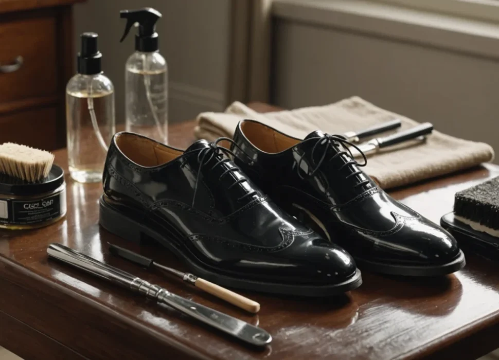 réparer chaussures vernies craquelées