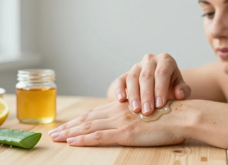 enlever les taches sur les mains naturellement