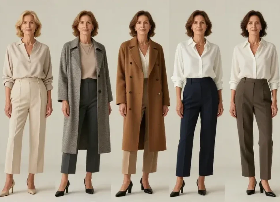 garde-robe idéale idéale look moderne femme 60 ans 2026
