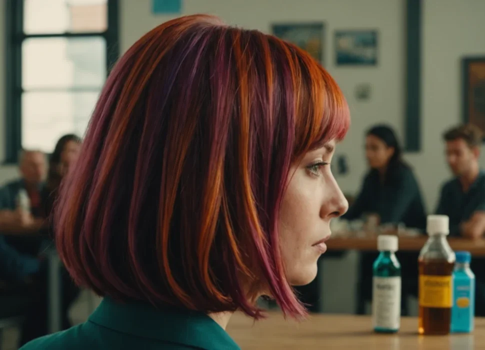 effet bétadine sur cheveux colorés