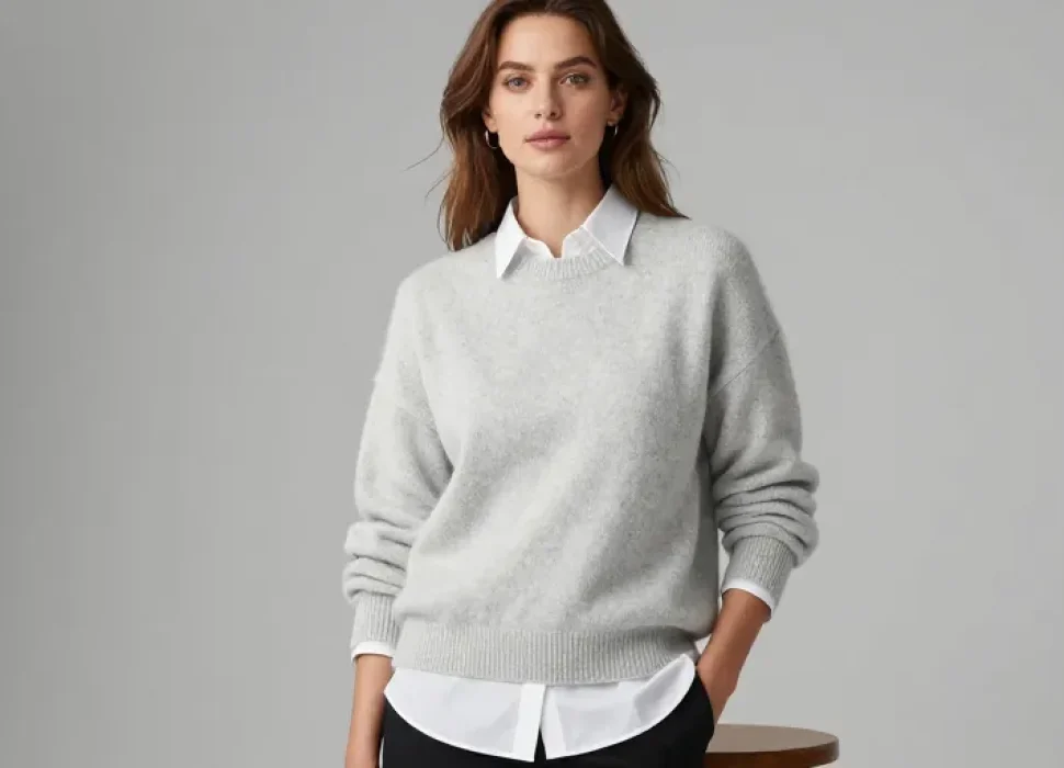 look pull chemise femme