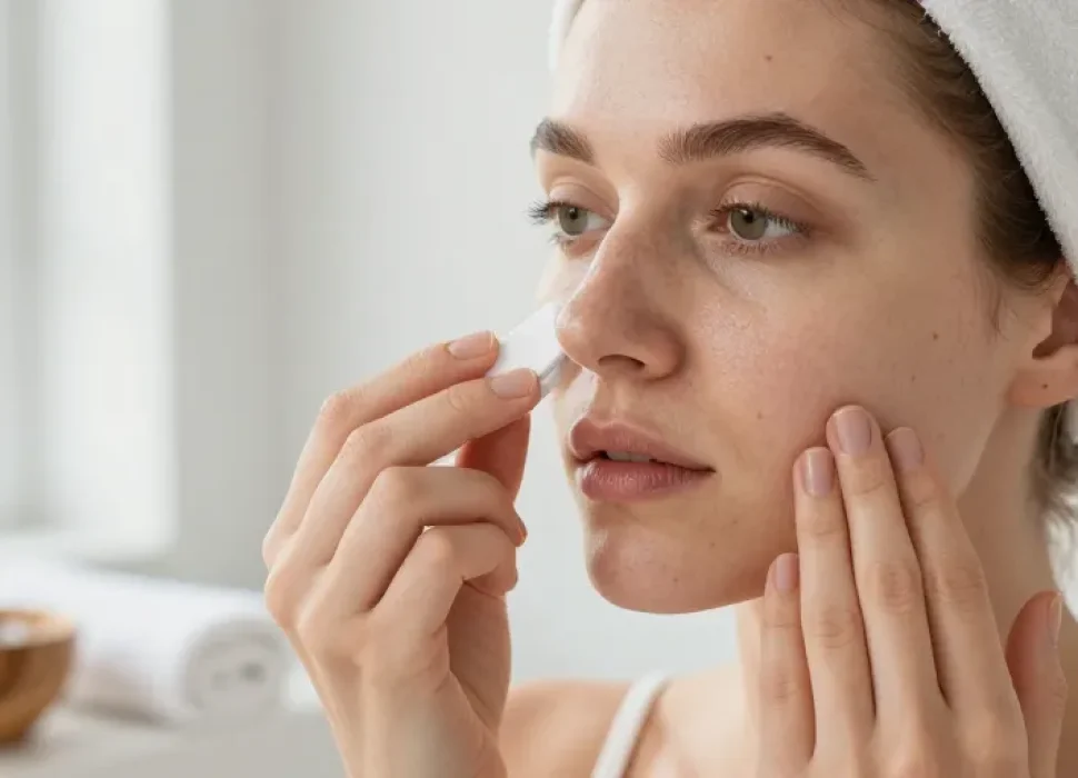 nettoyage de peau maison points noirs