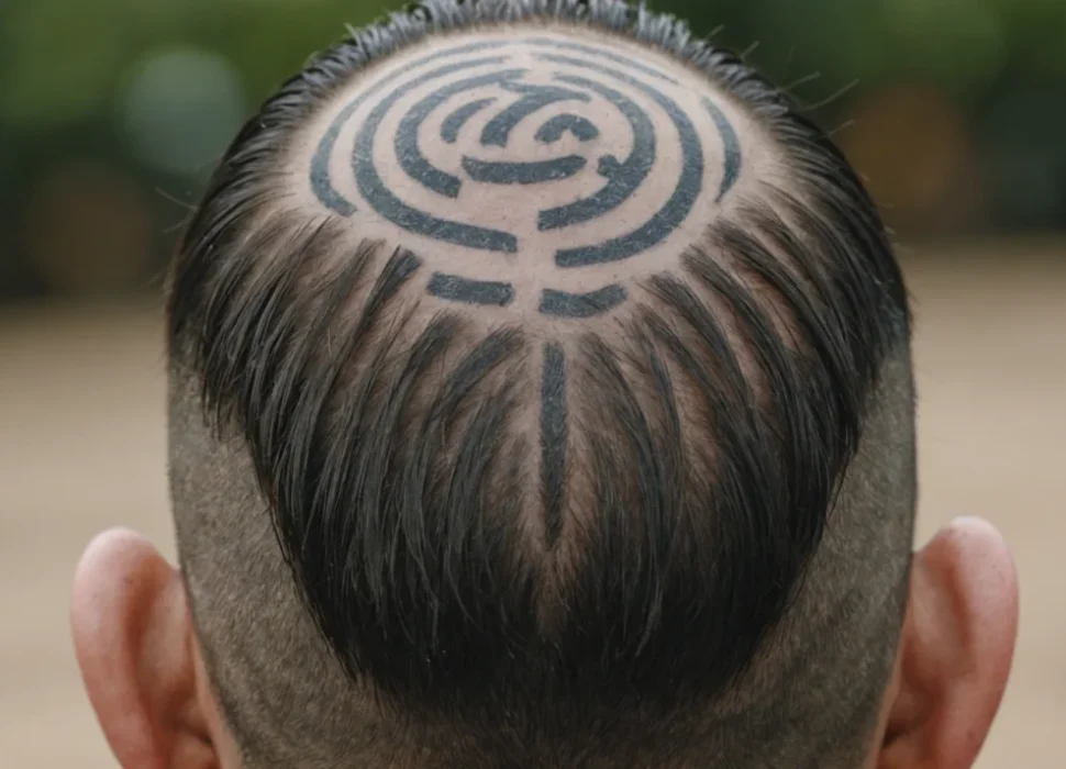 tatouage cheveux ratée