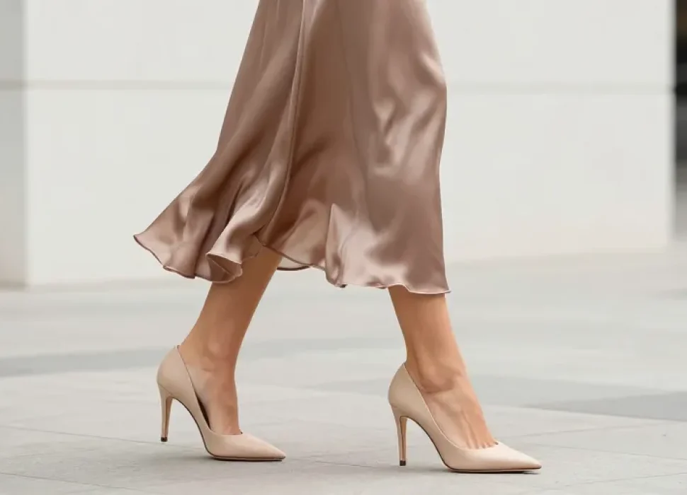 quelle chaussure avec robe mi-longue