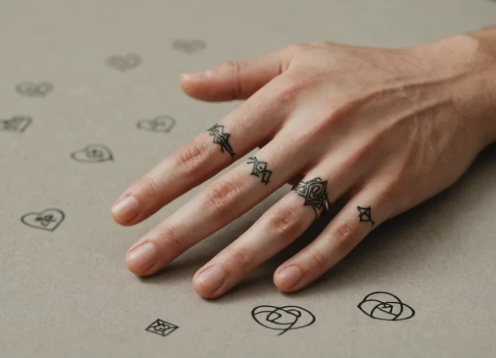 tatouage sur le doigt