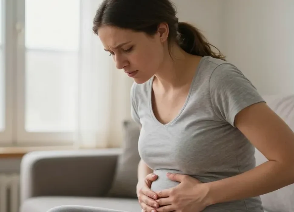 tiraillement bas ventre début grossesse 1 semaine